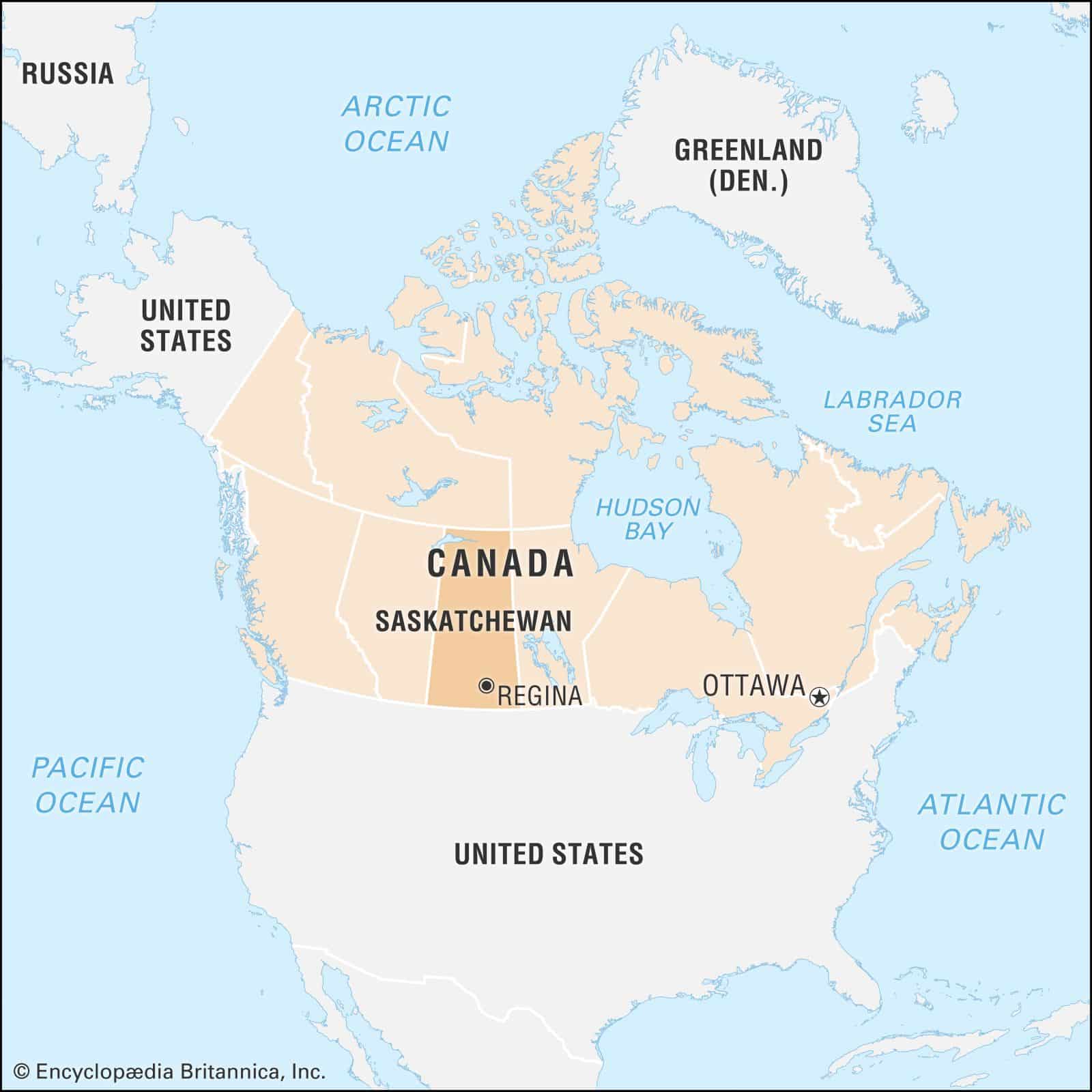 a map of the united states of canada